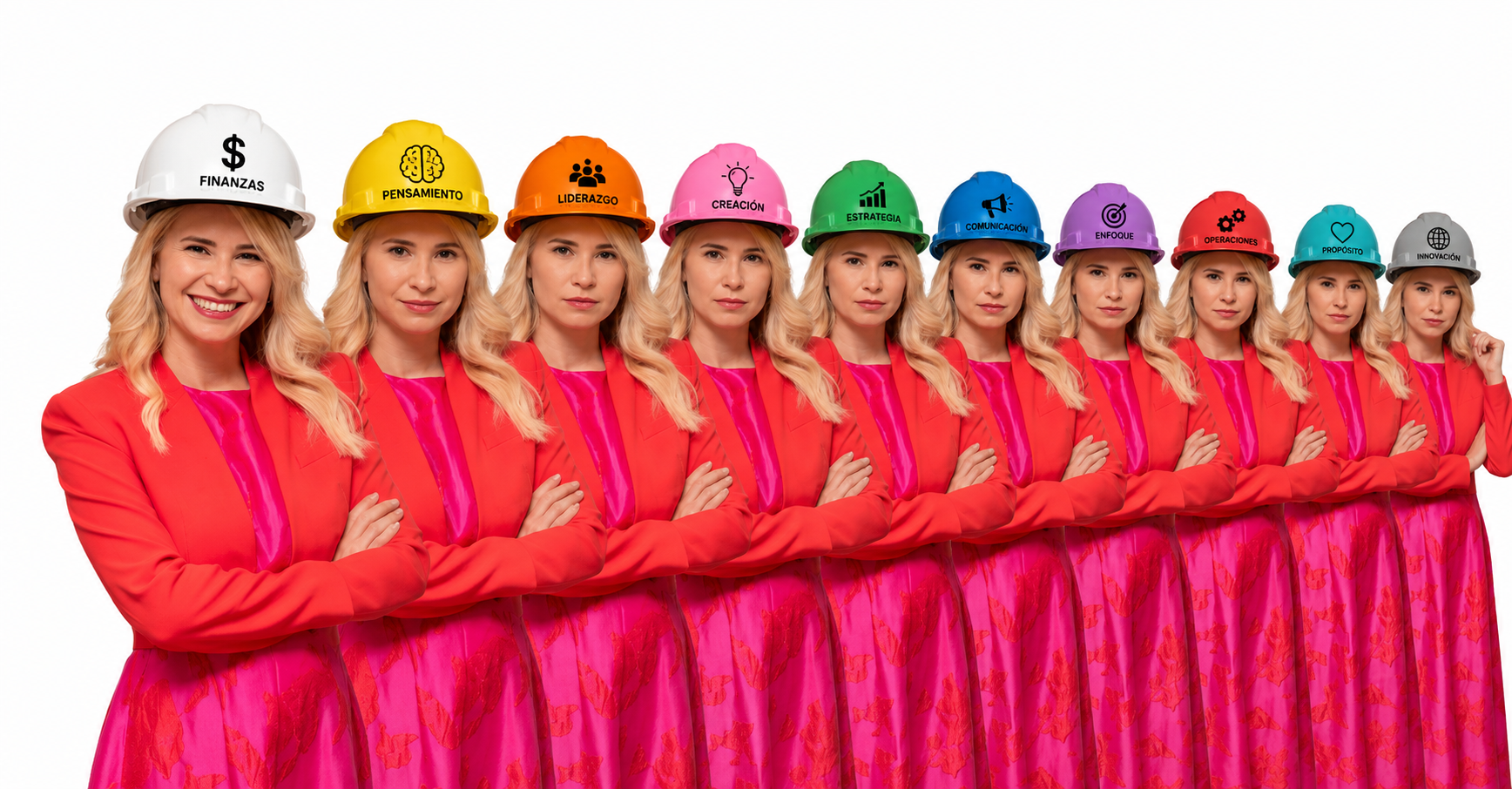Mi Clon: 9 asistentes especializados representados como los 9 sombreros de Vilma Núñez