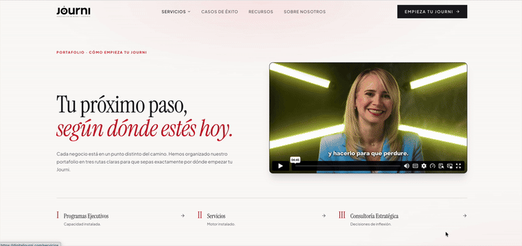 Recorrido por el sitio rediseñado